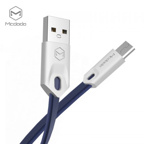 Mcdodo Gorgeous Series USB AM To Micro USB (1 m) Blue-White | Příslušenství k mobilním telefonům | McDodo