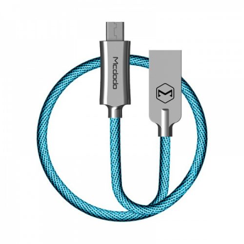 Mcdodo Knight Series USB AM To Micro USB Data Cable (1 m) Blue | Příslušenství k mobilním telefonům | McDodo