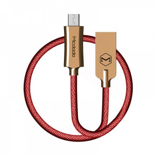 Mcdodo Knight Series USB AM To Micro USB Data Cable (1 m) Red | Příslušenství k mobilním telefonům | McDodo